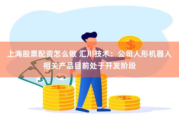 上海股票配资怎么做 汇川技术：公司人形机器人相关产品目前处于开发阶段