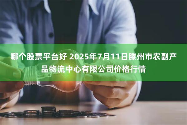 哪个股票平台好 2025年7月11日滕州市农副产品物流中心有限公司价格行情