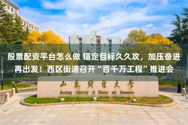股票配资平台怎么做 锚定目标久久攻，加压奋进再出发！西区街道召开“百千万工程”推进会