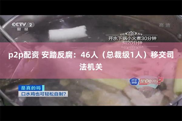 p2p配资 安踏反腐:46人(总裁级1人)移交司法机关