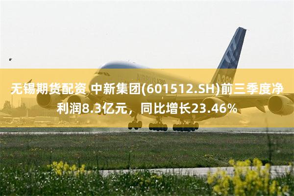 无锡期货配资 中新集团(601512.SH)前三季度净利润8.3亿元，同比增长23.46%