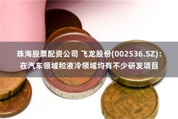 珠海股票配资公司 飞龙股份(002536.SZ)：在汽车领域和液冷领域均有不少研发项目